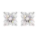 [Unique Clover Star Cut] Moissanite Earrings