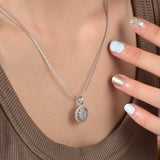 White gold-plated Necklace For Women