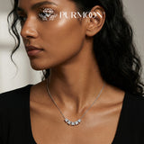 Everyday Grace Necklace Moissanite Necklace S925 Sterling Silver